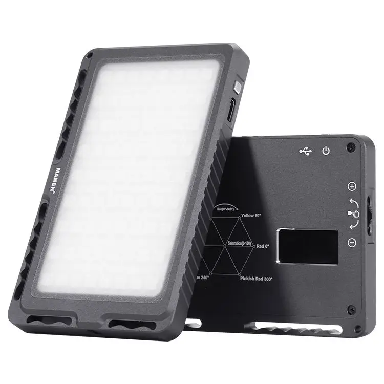 Professional DSLR Camera Pocket Size Mini LED Light Lamp RGB Video Panel LED Lights