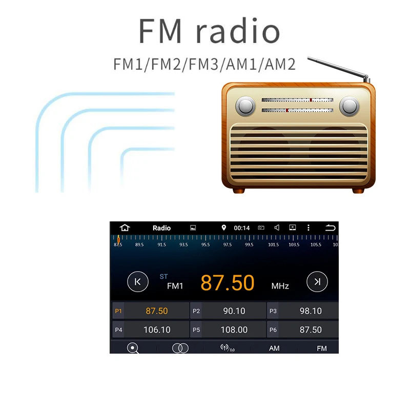 Universal 7inch Android Car DVD Player With  Mirror Link Full Touch Screen HD Video Music Output
