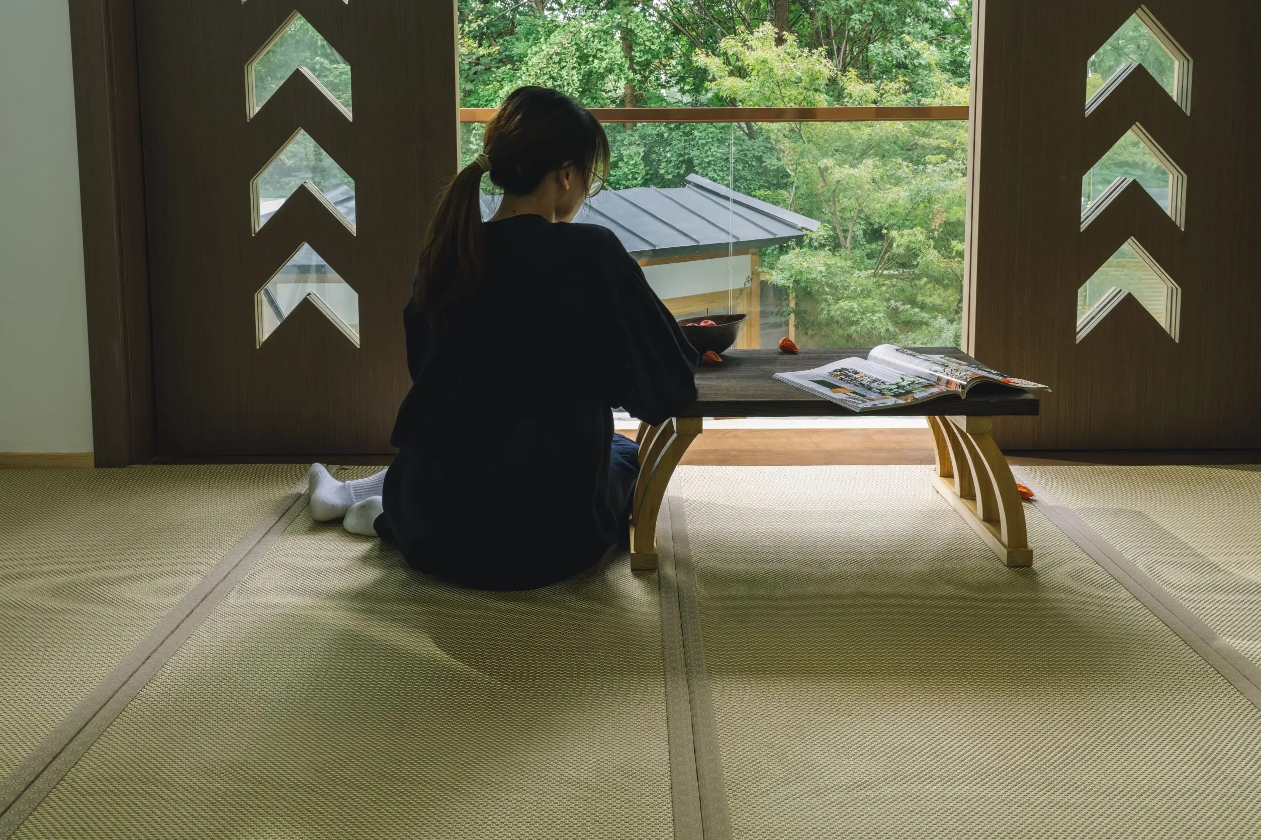 Traditional Coco and Linen filled tatami mat