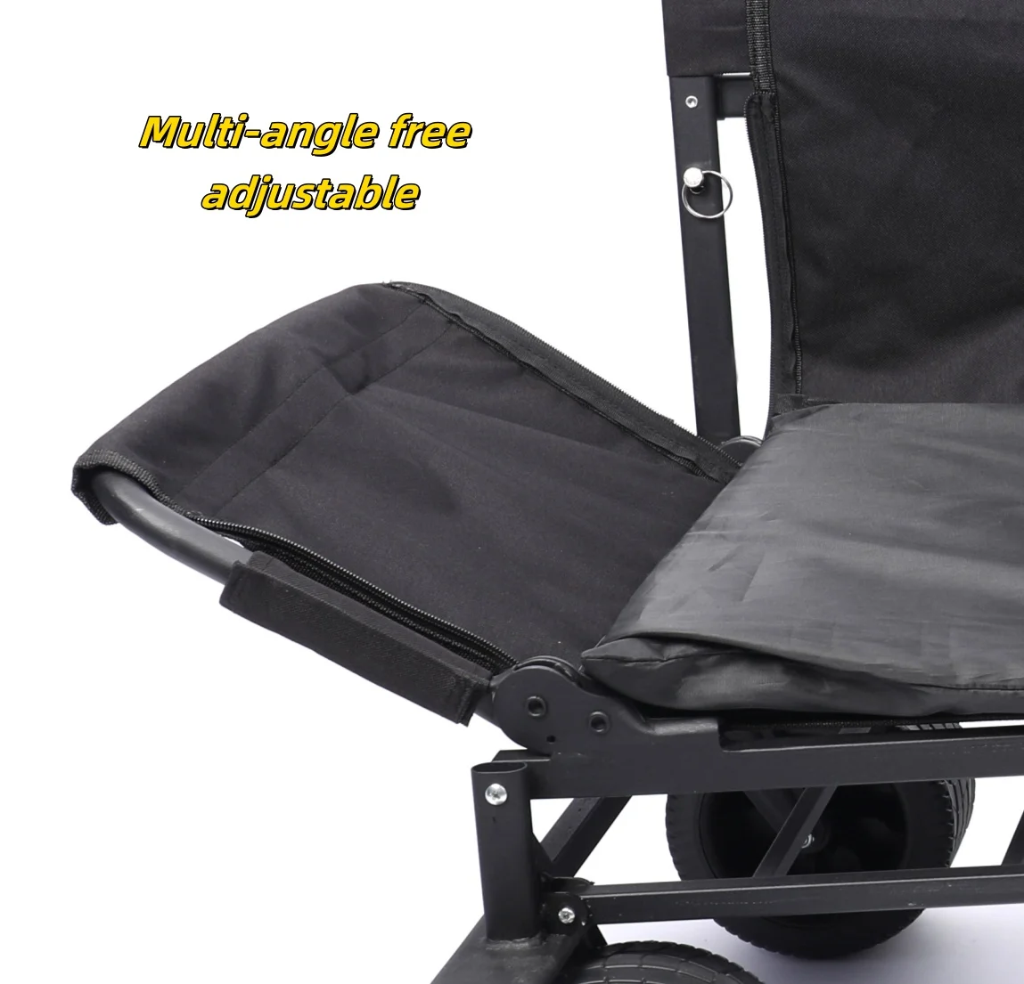 Multi function Sofa Bed Load luggage Wagon Cart Outdoor durable luxury custom logo kid utility camping trolley cart with 2 seat