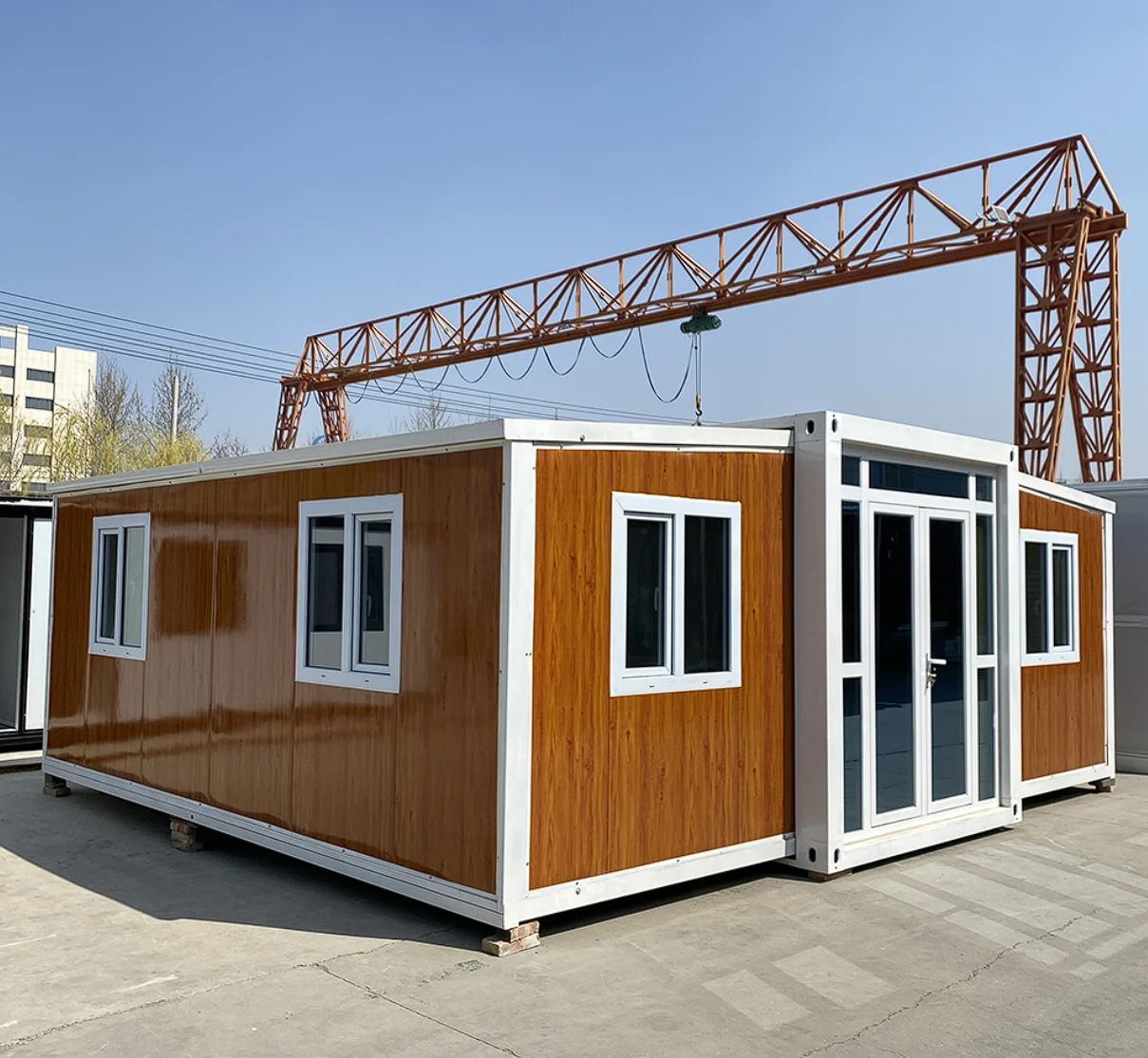 Insulated 20/40 ft Villa Prefabricated Expandable Container House Waterproof Prefab Mobile Home 2 3 Bedroom