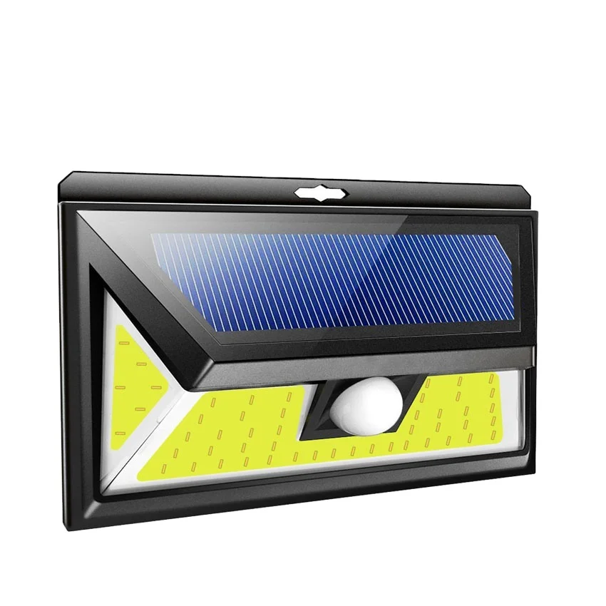 IP65 76 Waterproof LED COB Solar Power PIR Motion Sensor Outdoor Wall Security Light Lamp Garden Lighting