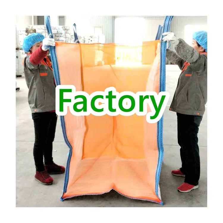 Large Size PP Big Jumbo Bag 1 Ton Sand Bags PP Big Mesh Bags In Bales