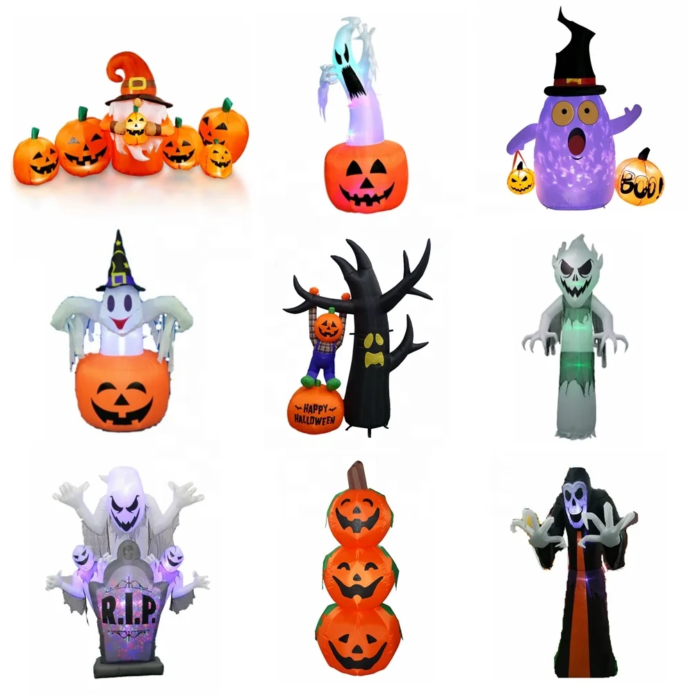 Ourwarm Nightmare Before Christmas Dead Tree Blow Up Yard Giant Outdoor Decoration Halloween Inflatable