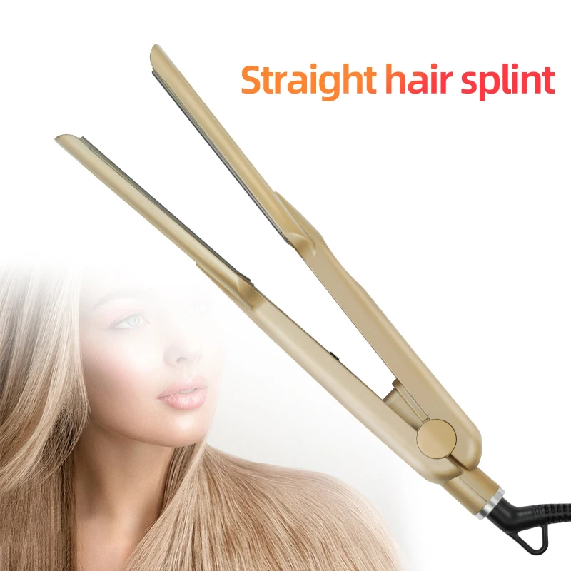 Hair Straightener Wide Face Electric Splint LED Display Electric Splint Curling Straight Dual Purpose Hair Straightener