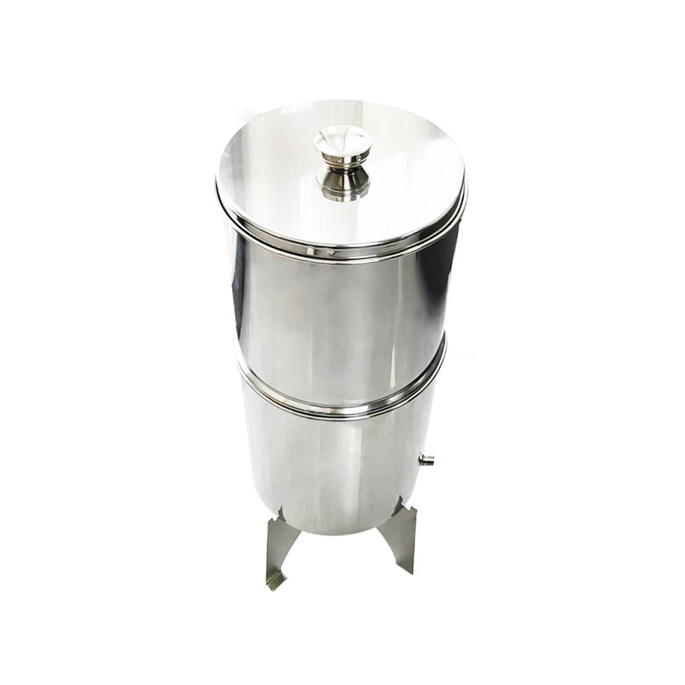 304 stainless steel zero gravity no electricity water filtration system outdoor camping household water purifier filter