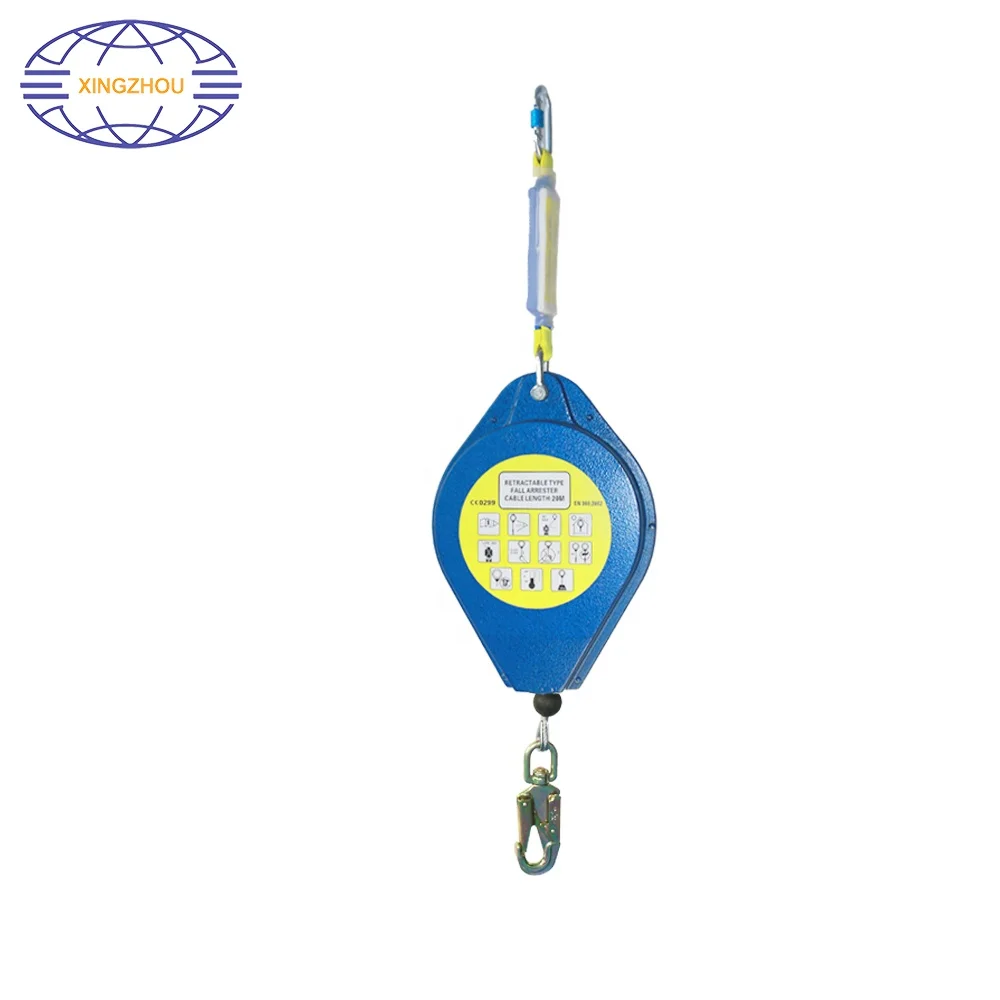 10m Anti-fall Protection Safety Equipment Vertical Retractable Fall Arrester