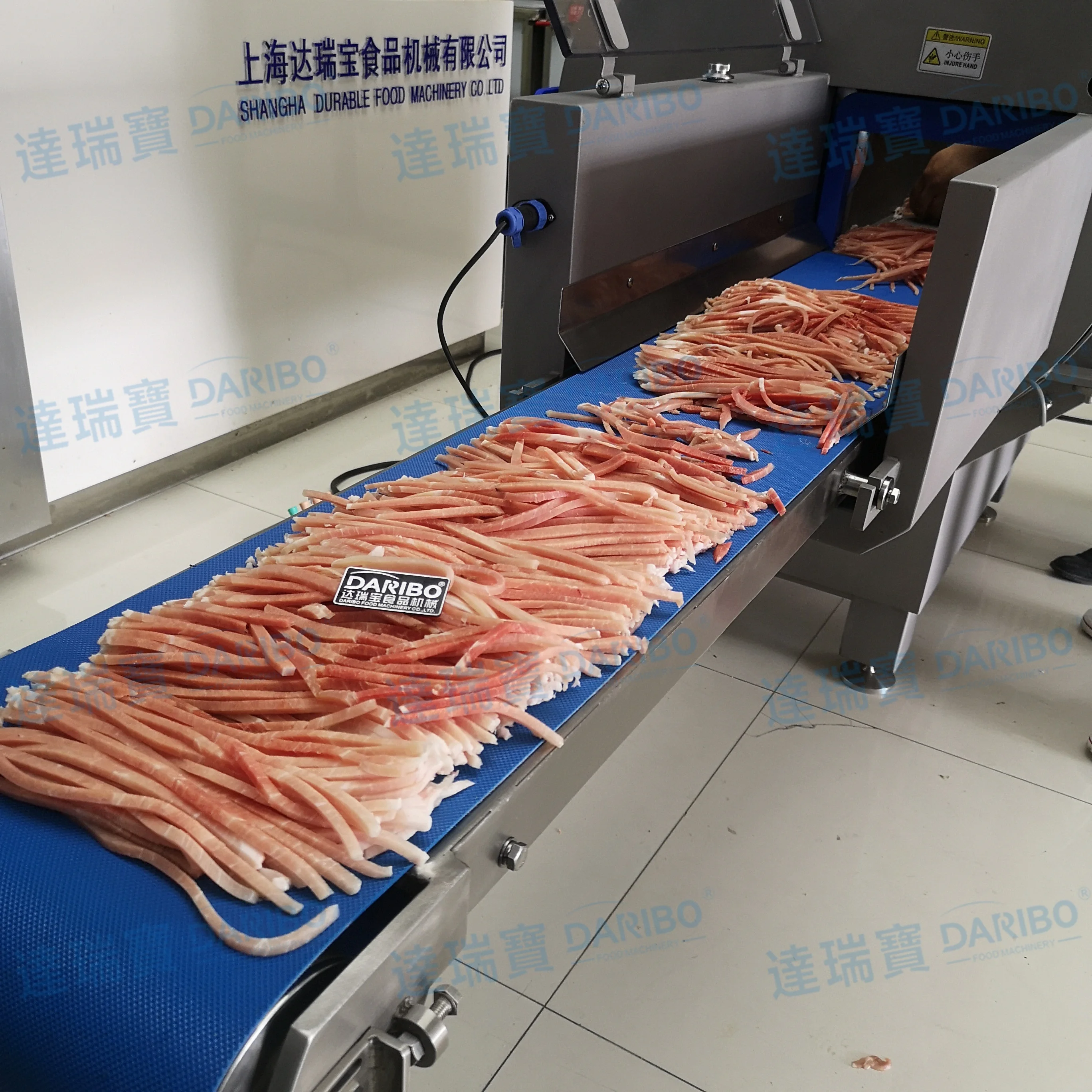 Automatic frozen meat cutting machine meat cutter spare ribs chopper bacon fish meat slicing machine