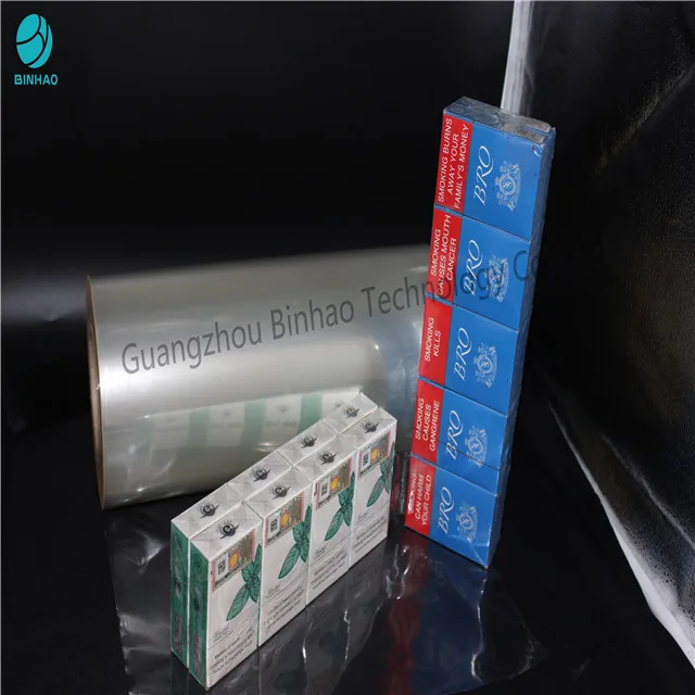 Hot Selling Transparent Cigarette Holographic PVC  BOPP Film For Empty Box Wrapping