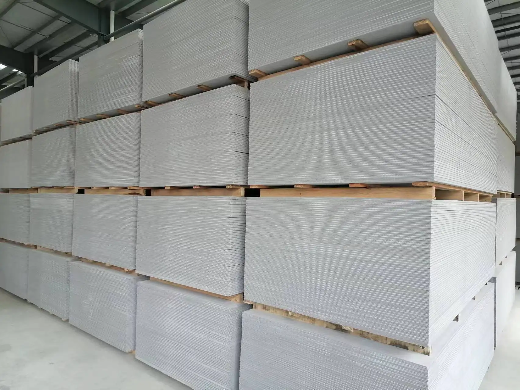 High density calcium silicate board for light steel keel partition wall and  Ventilation duct wrapping