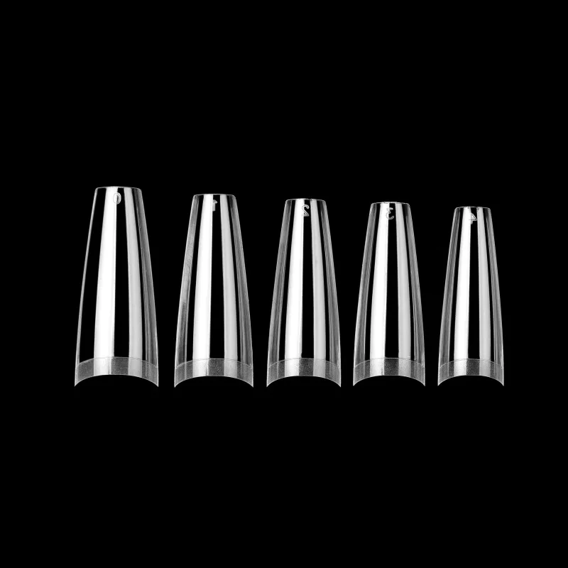 Nadeco  Artificial finger  False Nail Tips French Coffin  Nail Tips HALF COVER FOR SALON