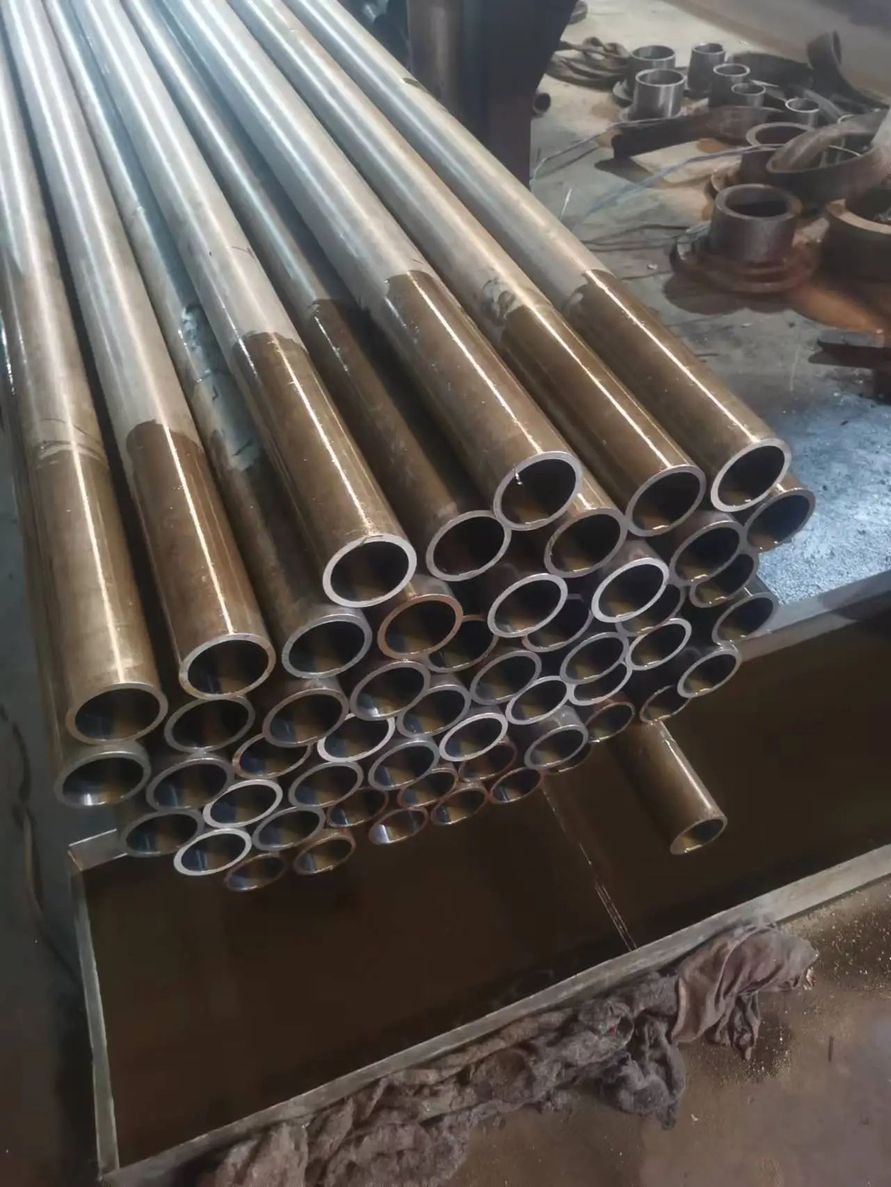 bks ck45 seamless honed steel tubing supplier st52 honed tube h8 pipe for hydraulic cylinder