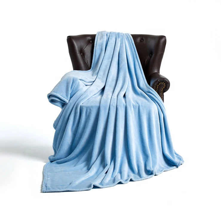 
Hot sale Custom Solid children Flannel cheap fleece Sleeping Baby Blanket 