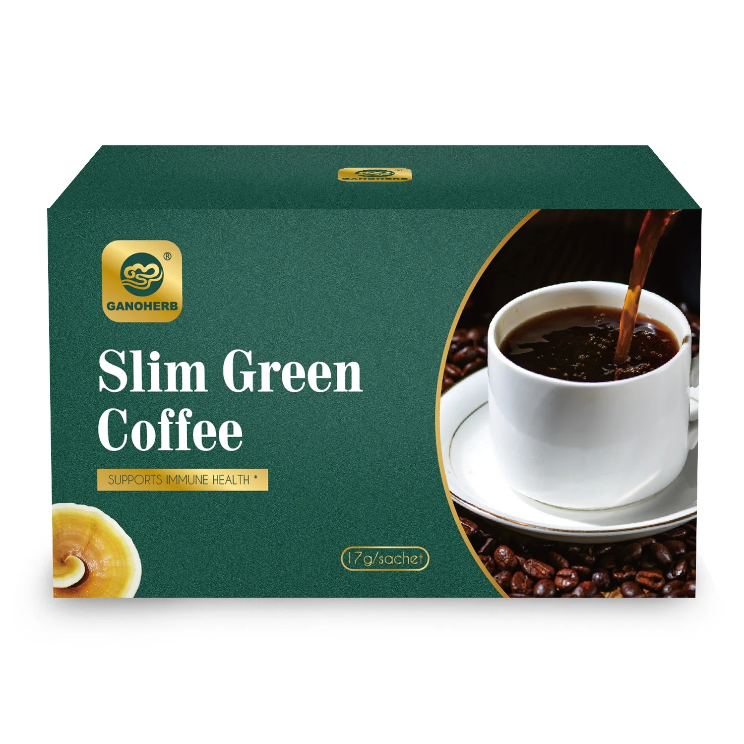 Экстракт Ganoderma Lucidum Reishi травяные детоксикационные добавки для похудения и потери веса зеленый кофе