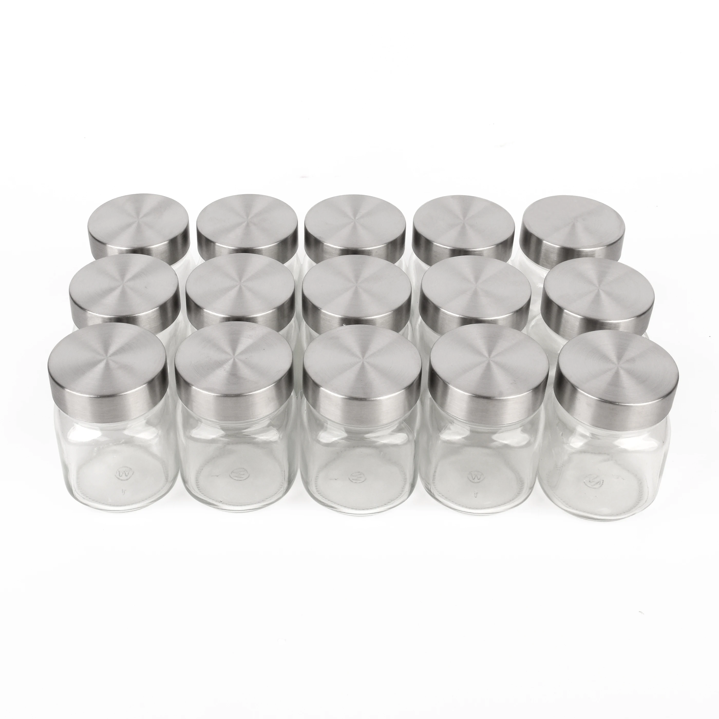 4oz Magnetic Spice Jars for Refrigerator Fridge Mounted Spice Jars with strong magnets