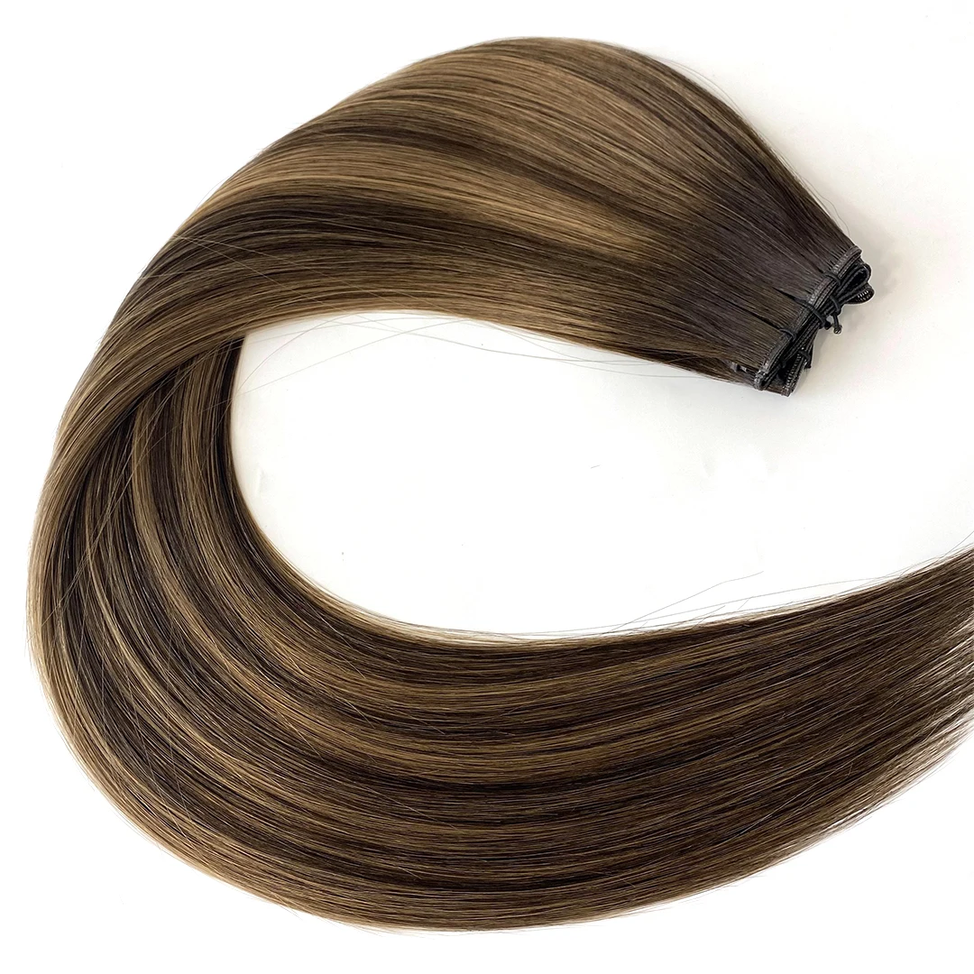 2024 new design Invisible Genius Hair Weft Extension New Weft Hair Thin Soft Light Invisible Can Be Cut No Return