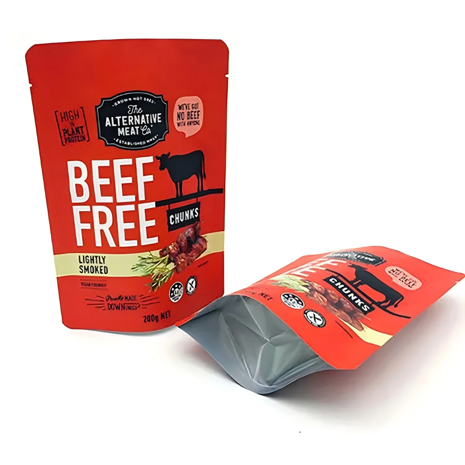 GT Recyclable Heat Sealable Retort Food Packaging Flexible Plastic Printed Retort Pouch For Pet Food Self standing bag