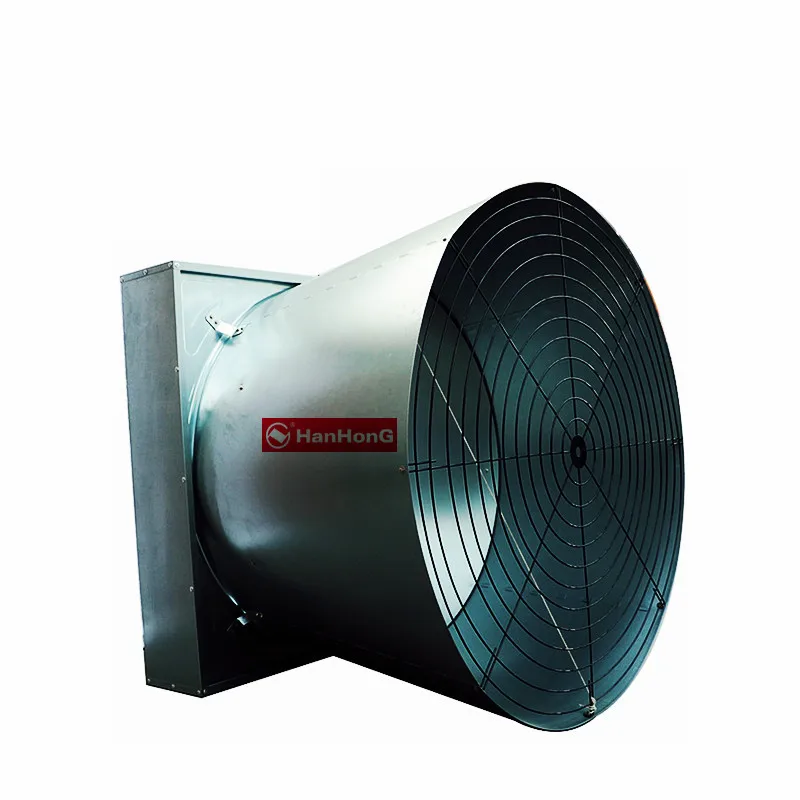 Высокоэффективный вытяжной вентилятор с двойным открытым затвором, тепличное оборудование для вентиляции птицы