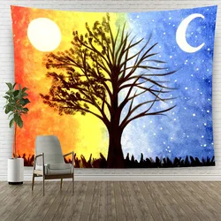 Colorful tree tapestry Bohemia cheap wall hanging tapestry