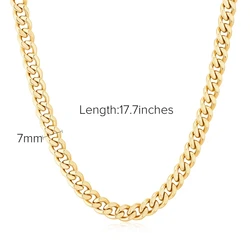 Trendy 18K gold neckla Cuban herringbone Chain Chunky stainless steel Necklace Double-layer snake chain Choker necklaces