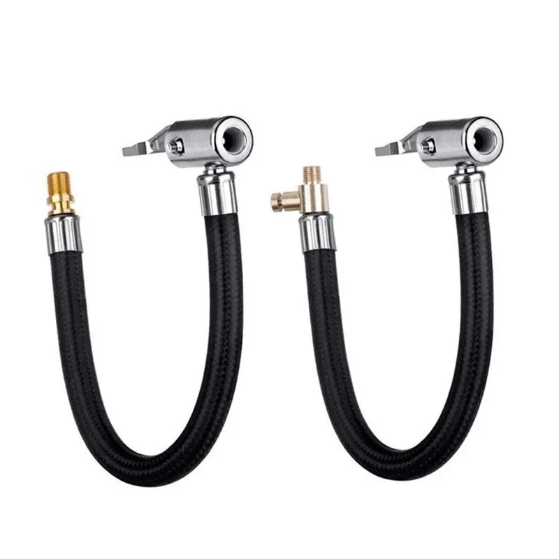 Car Tire Air Inflator Hose Inflatable Pump Extension Tube Adapter Twist Tyre Air Connection Locking Air Chuck Bike Motorcycle
