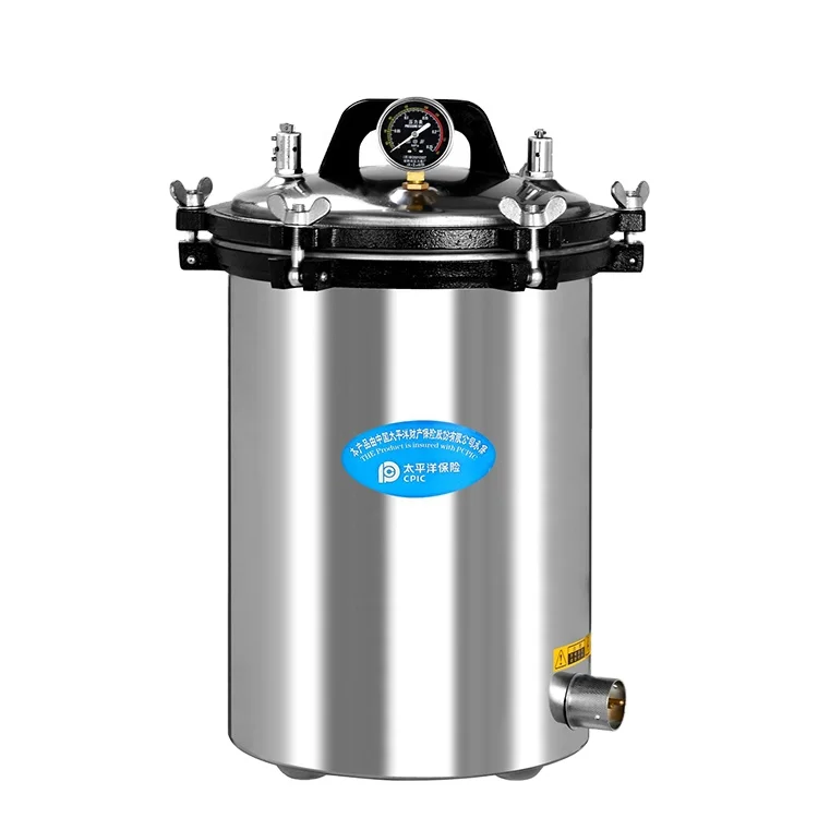 JIBIMED 18L 24L autoclave for mushroom cultivation portable pressure 18l steam sterilizer autoclave avtoklav
