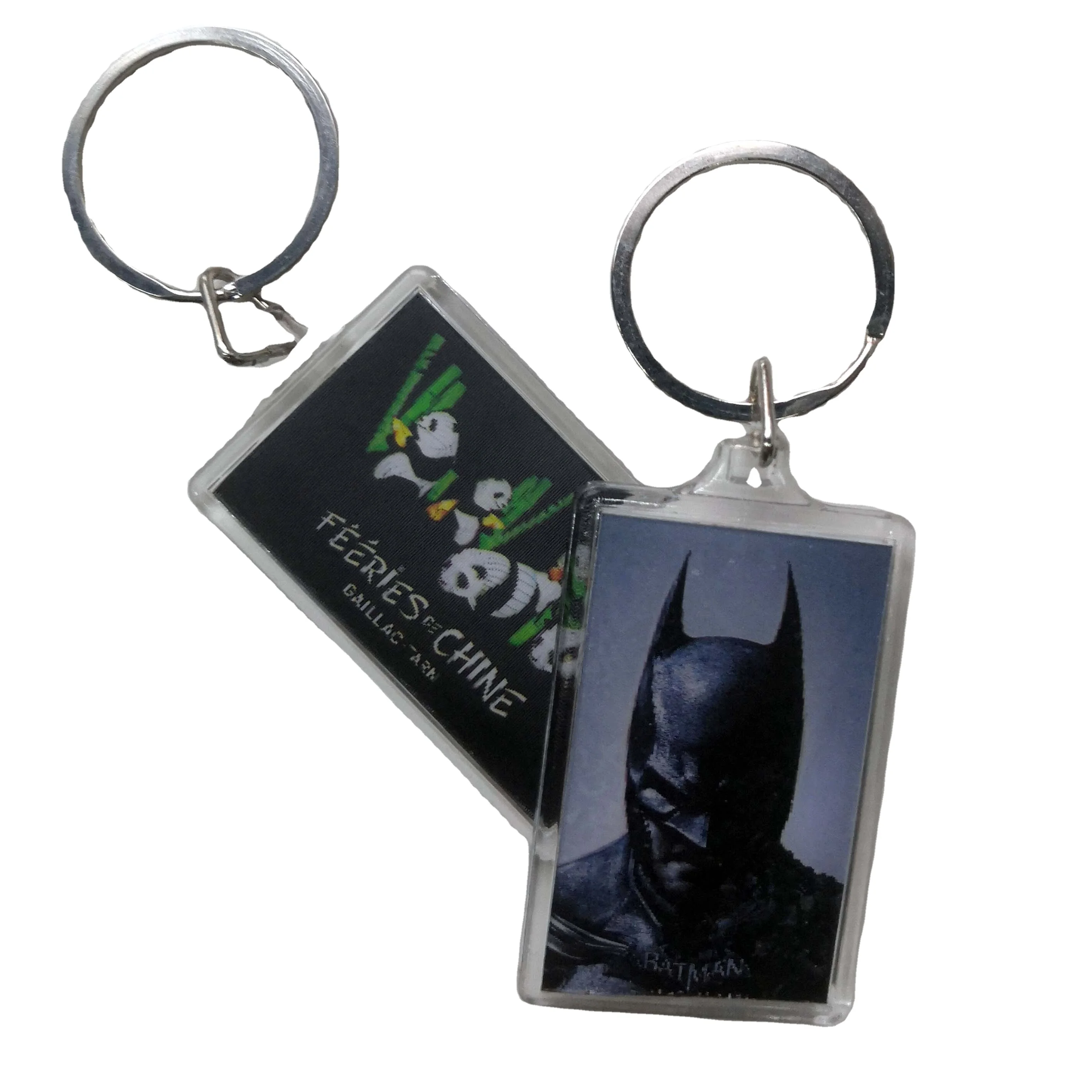 Cheap custom 3D lenticular keychains of animals acrylic keychain for gifts