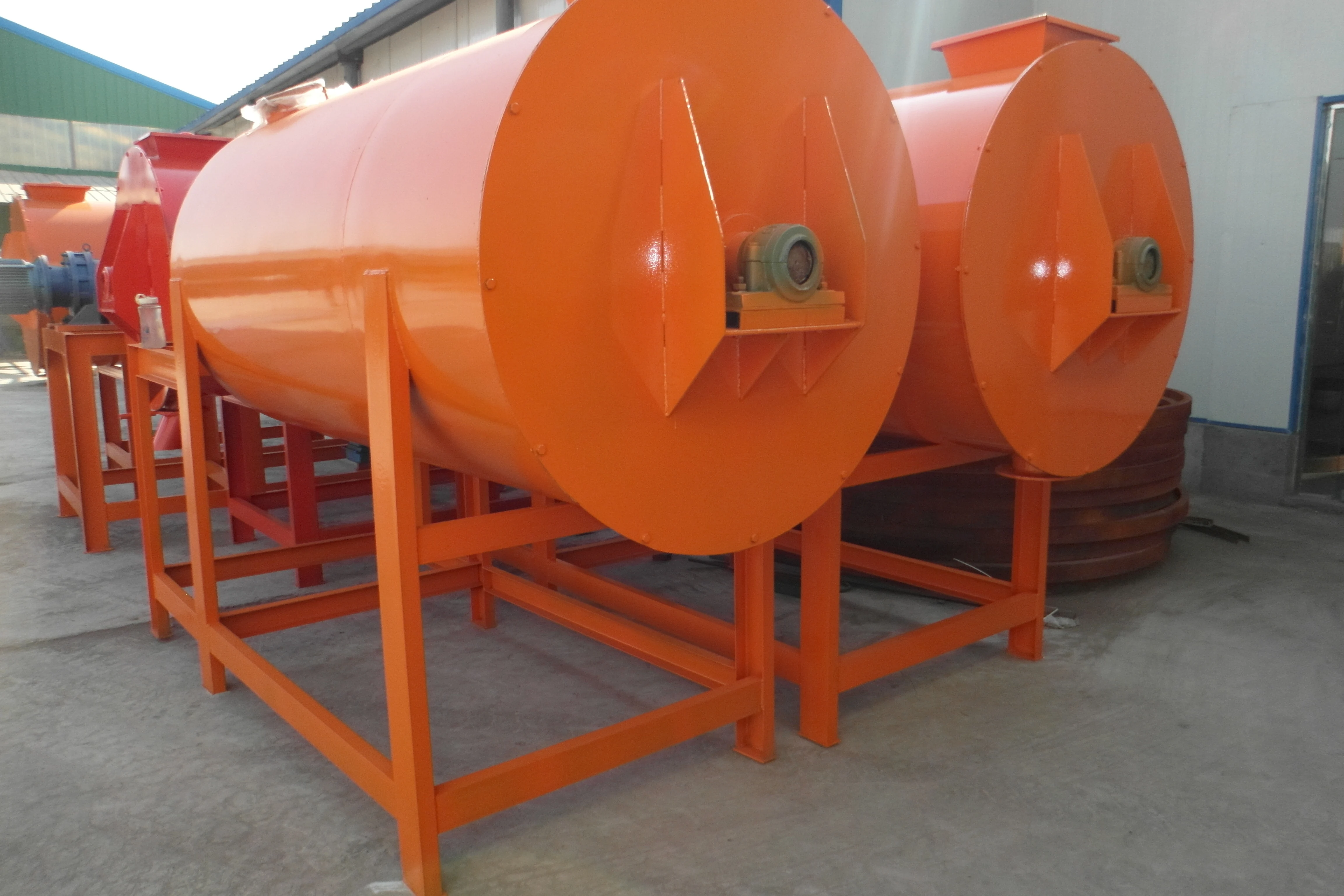 High productivity low price HJJ300 spiral ribbon dry mortar mixer 0.3t/batch