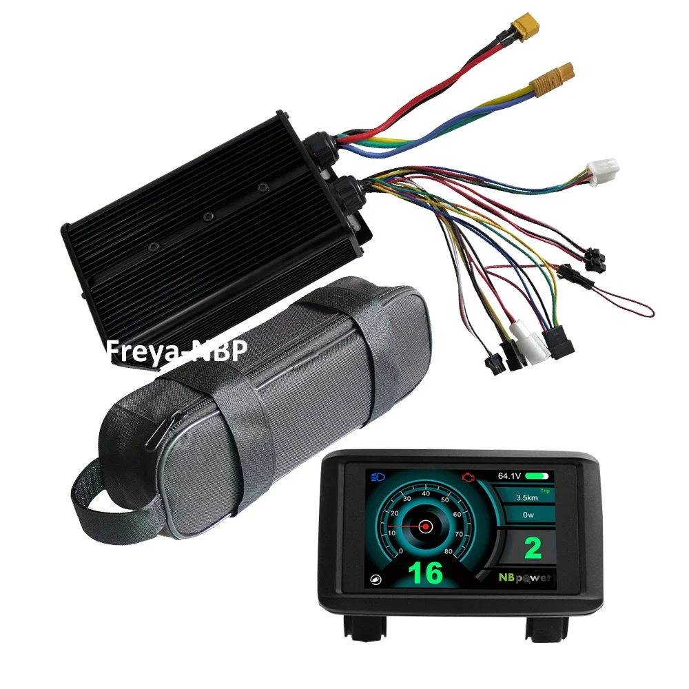 72V45A синусоидальный Двухзонный контроллер SW900 ЖК-дисплей сумка-контроллер для 72V2000W MTX комплект электродвигателя электровелосипеда