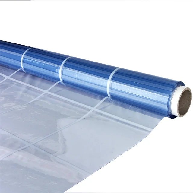 Outdoor Green House Lamination Sheet Waterproof Super Clear Soft Glass Vinyl Plastic Film Tent Window by roll