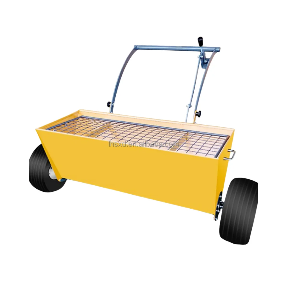 Hand pushed diamond sand spreader Concrete floor uniform lower spreader Wear-resistant leveling paver