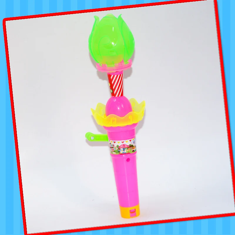 Wholesale china specializing in the production of toy candy factory lighting stick flash lotus toy  best sell in 1 dollar shop