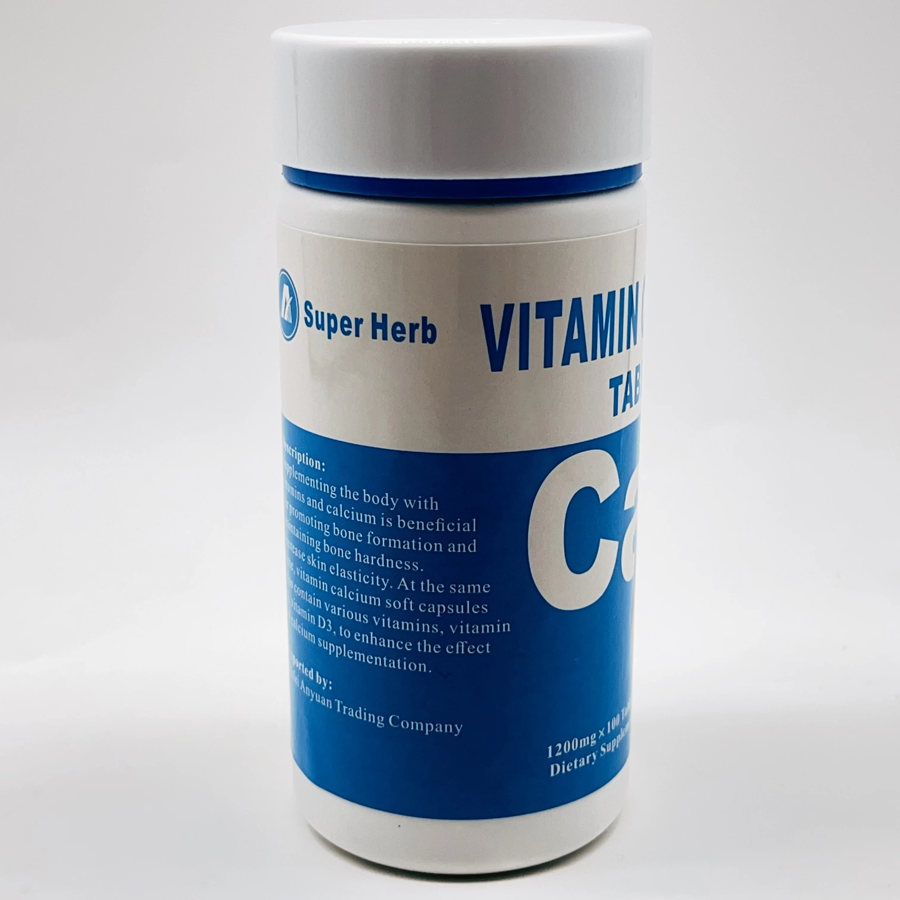 Private Label Vitamin D-3 Calcium Tablet Healthcare Supplements Vitamin D-3 Calcium 1200mg