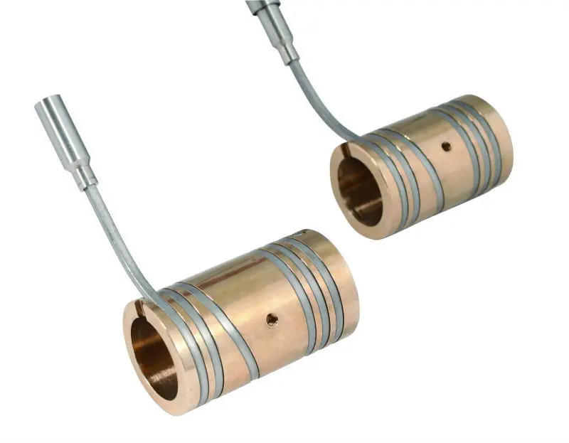 Brass Hot Runner Heater Nozzle Coil Heater with Thermocouple