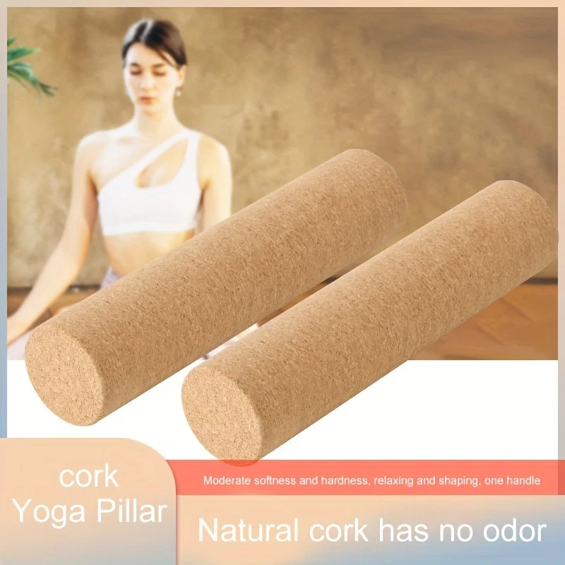 Factory Wholesale Can Be Customized Size Pattern Density Natural Cork Body Massage Roller Cork Massage Ball Set