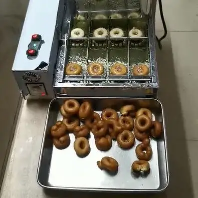 electric automatic 6 rows mini donut machine automatic donut making machine donut maker hot sale comercial machine