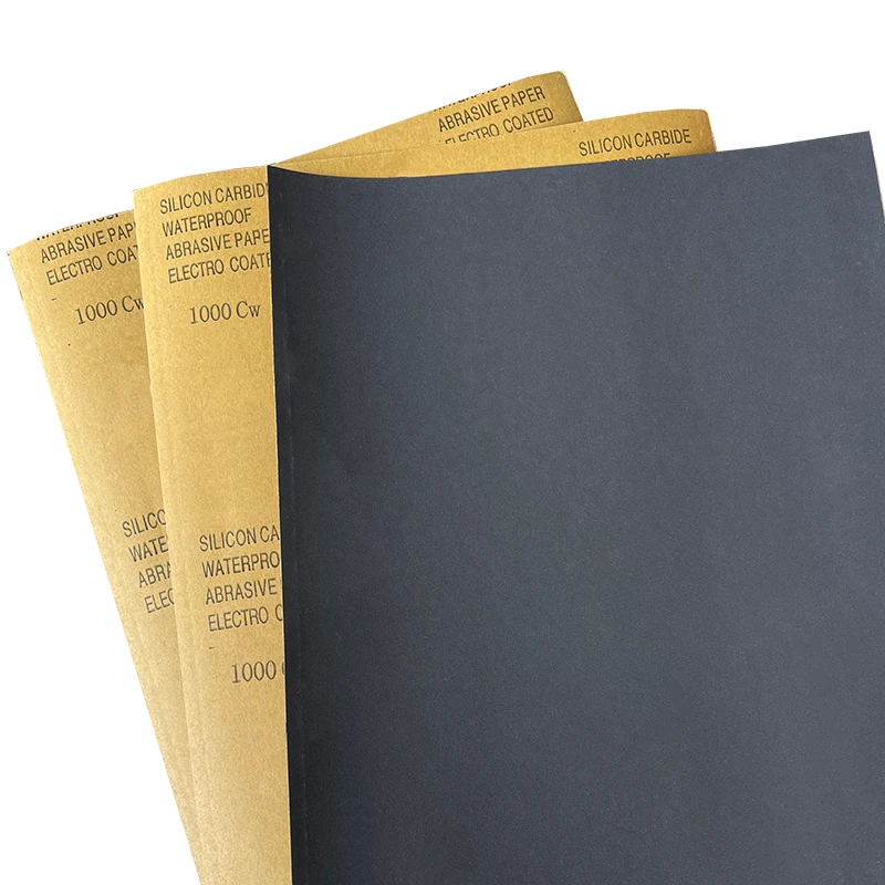 New Arrival High Quality Silicon Carbide Abrasive Sandpaper Metal Automotive Wood Craft Polishing Grit #60-#2000