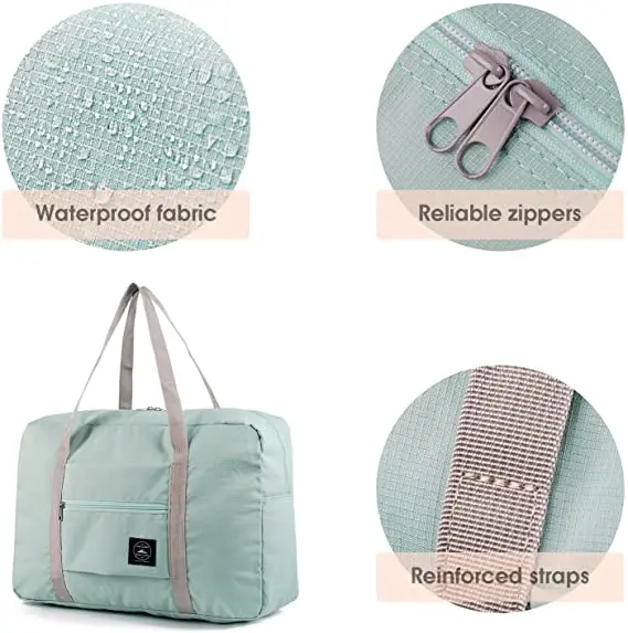 
Waterproof Foldable Travel Duffel Bag Luggage Sports Gym Portable Folding Clothes Storage Bag Luggage Cases Bag 