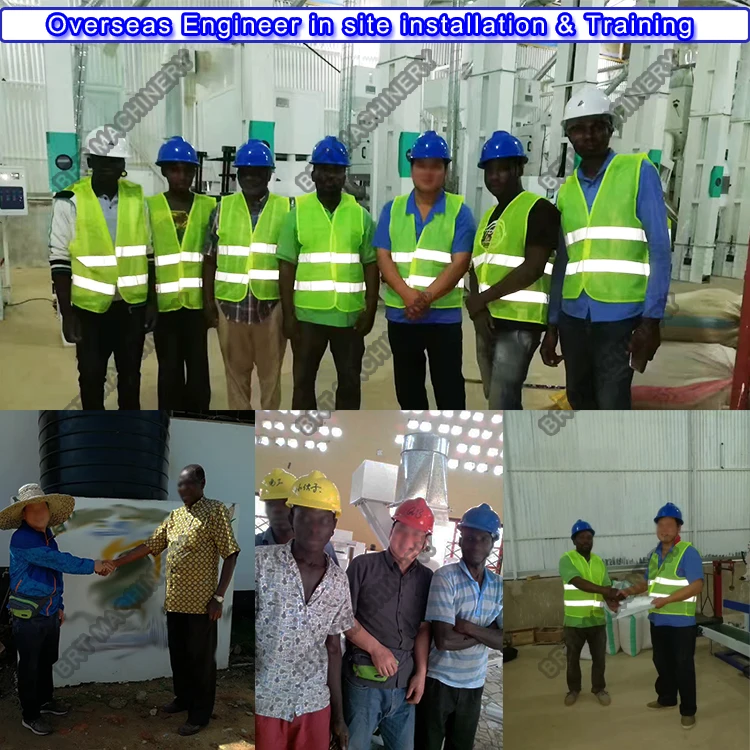 BRT Hot selling 15TPD commercial rice mill production line complete rice milling machine plant in Ghana