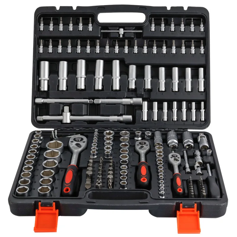 Multi Functional 171 pc Professional  Wrench Tool Combination Spanner Ratchet Socket Tool Set For Car Repair