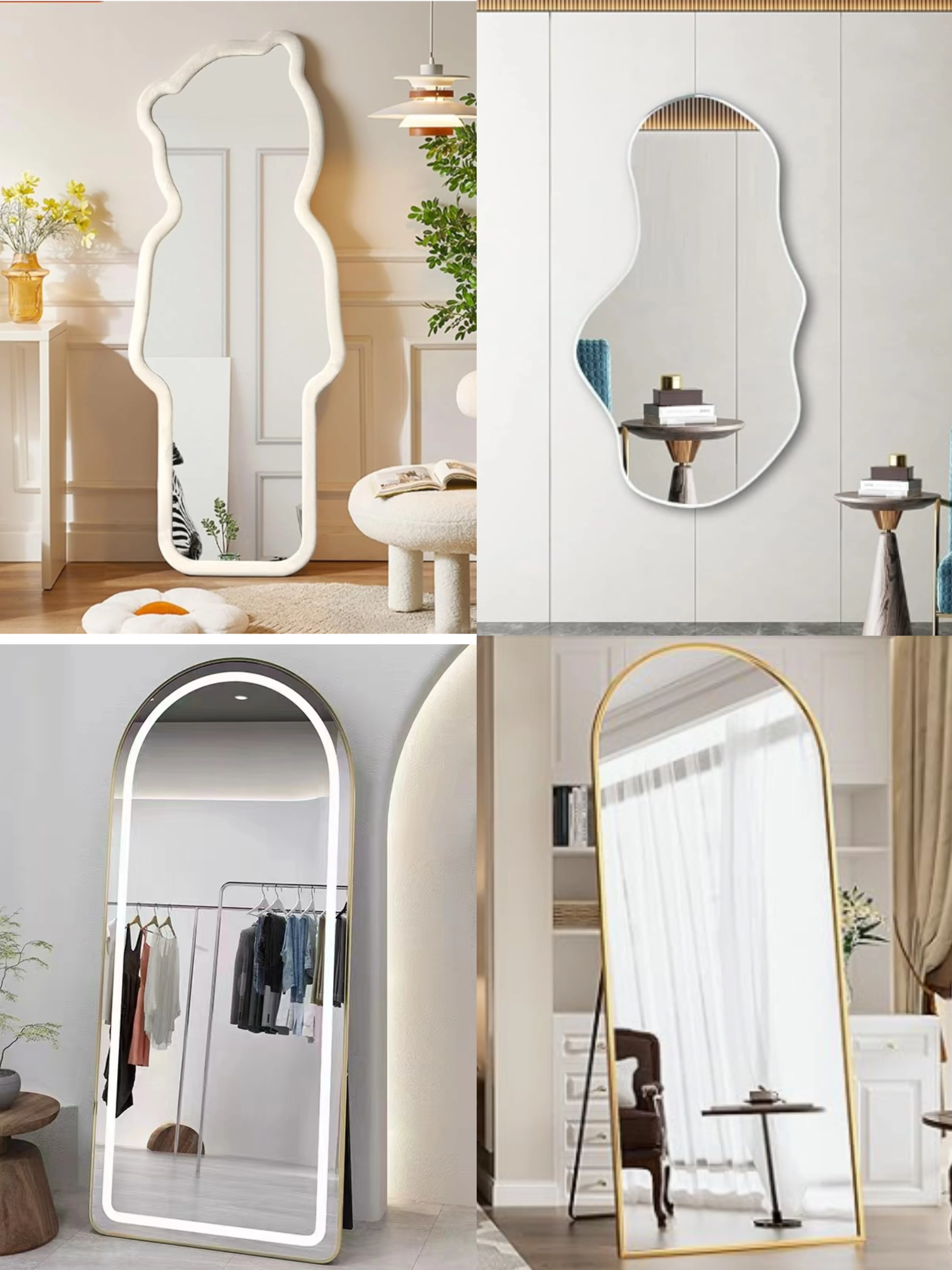 Promotional Portable Custom Make Up Cosmetic Compact Mirror Hotel High Quality Full Shower Lighted Mirror Wall Hanging Mirrors