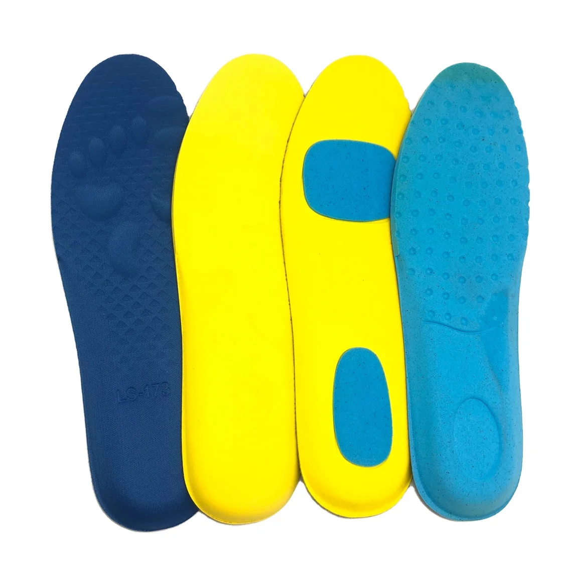 Shoes Insoles Pad Pu Insole Men Women Arch Support Soft Lift New