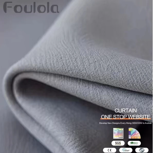 3.2m Factory Supply  Blackout Tripe Weaving New Polyester Designs Artwork Curtain Fabrics