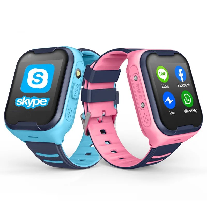 4G Children Smart Watch Android Video call IP67 Waterproof USB 3.0 Position Step 512MP+6GB fOR GPS+wifi+AGPS Children Watch