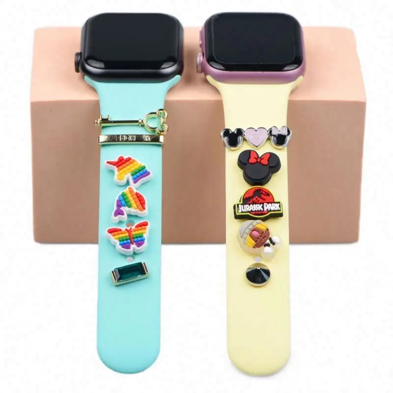 Watch Band Bar Decorative Ring for i Strap Creative Nails Watchband Accessories iWatch Bracelet