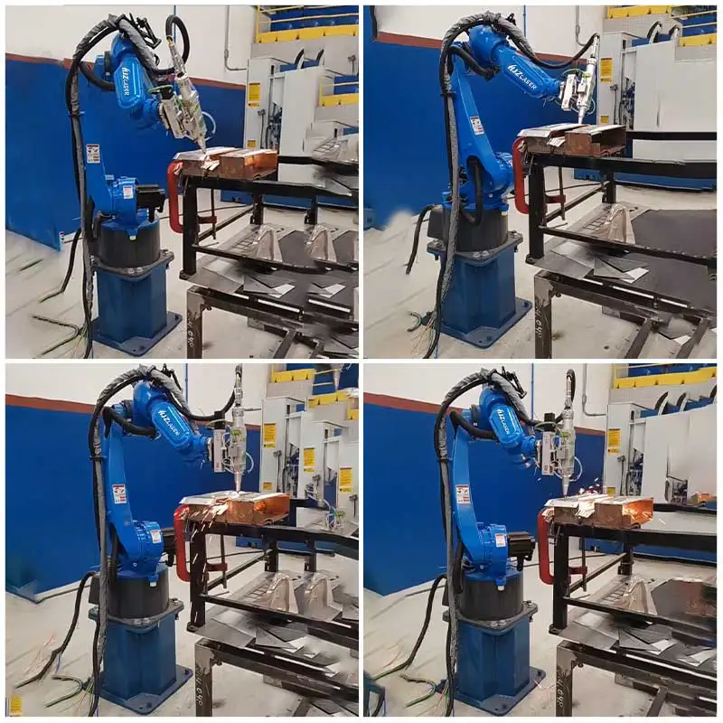 6 8 axis fiber cutter auto parts laser cutting machine 2000W 2KW FANUC arms 3d robot fiber CNC car parts laser cutting machine