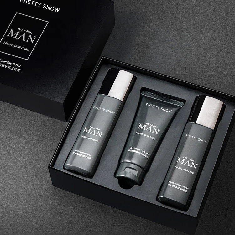 Органический натуральный отбеливающий тоник с фирменной этикеткой против акне Мужская Сыворотка для очищения лица крем набор ухода за кожей мужчин