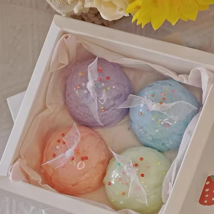 Home Luxury Cute Custom Soy Wax Handmade Therapy Healing Scented Candles Food Dessert Blank Unbranded Scented Candles