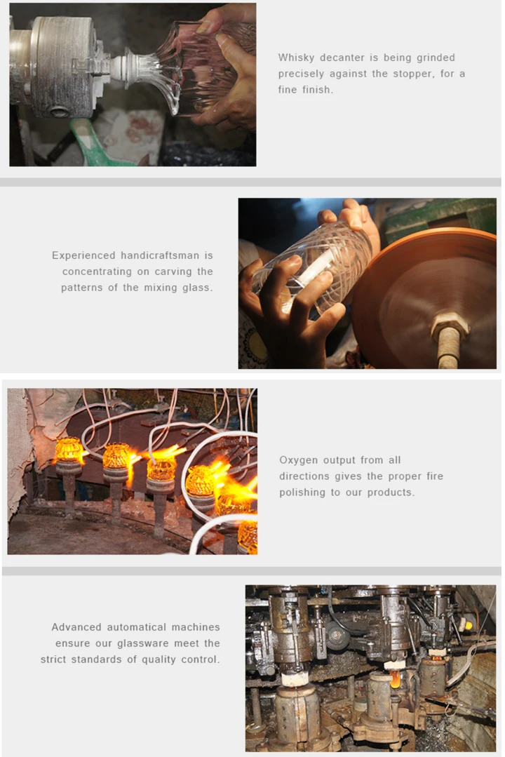 Best selling Shaped Crystal Clear Bottle Glassware Crystal Whiskey Glass