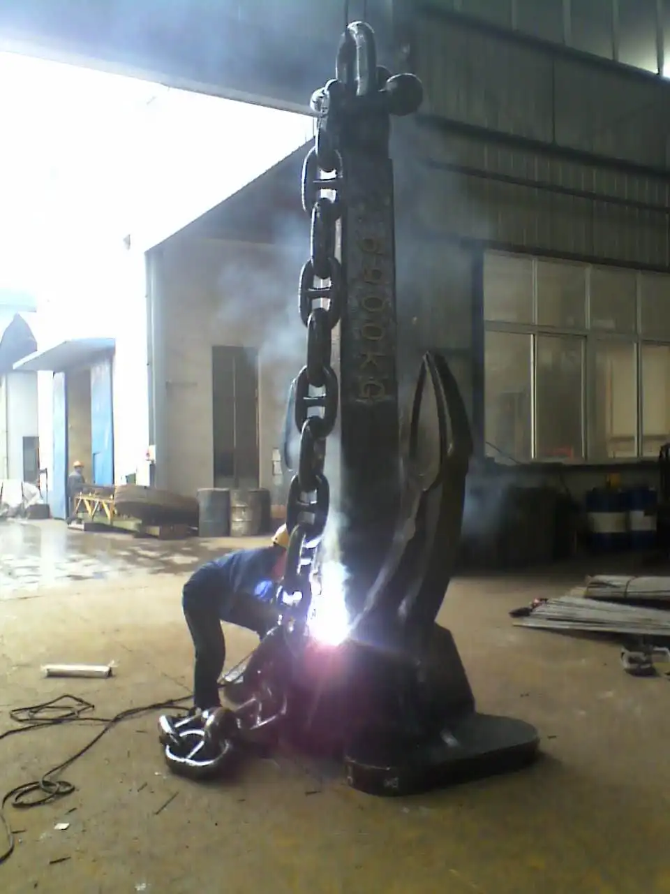 2850kg Ship Anchor Japan Stockless Anchor Cast Steel Spek Anchor for Ship